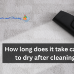 How long does it take carpet to dry after cleaning?